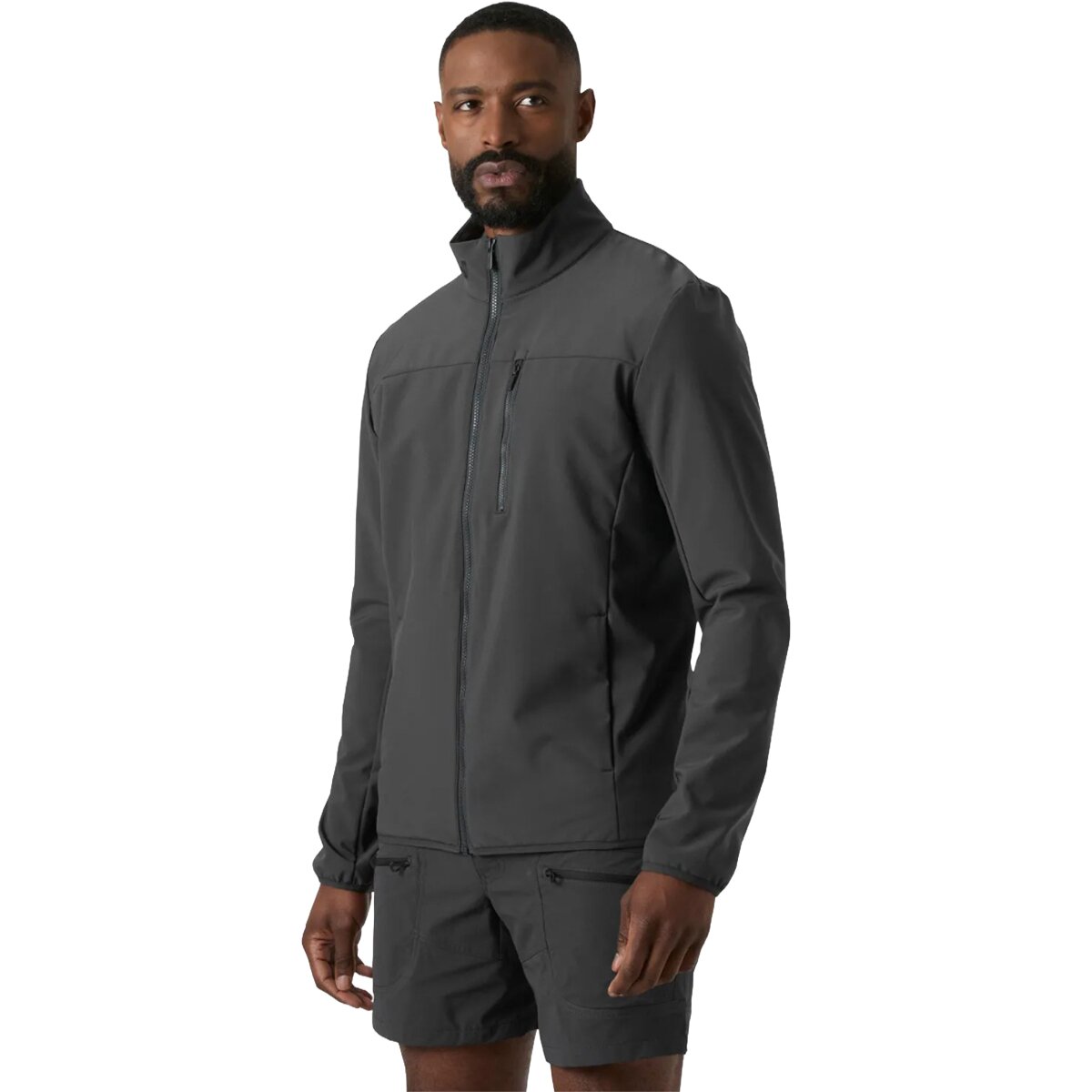 Image of Helly Hansen Crew Softshell 2.0 Jacket - Men's Ebony, L