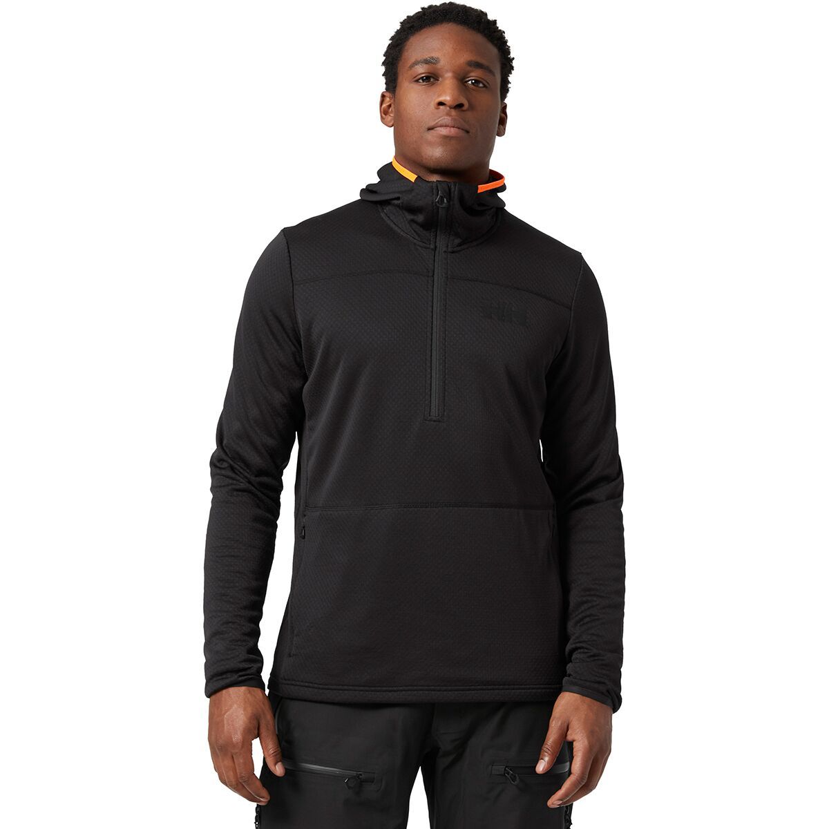 Helly Hansen Powdreamer Midlayer Top - Men's Black, L
