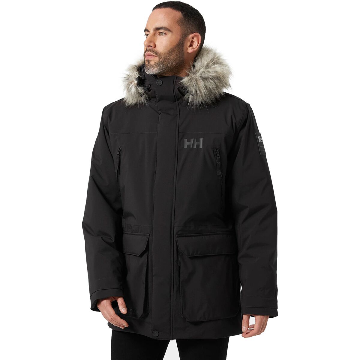 Image of Helly Hansen Reine Parka - Men's Black, L