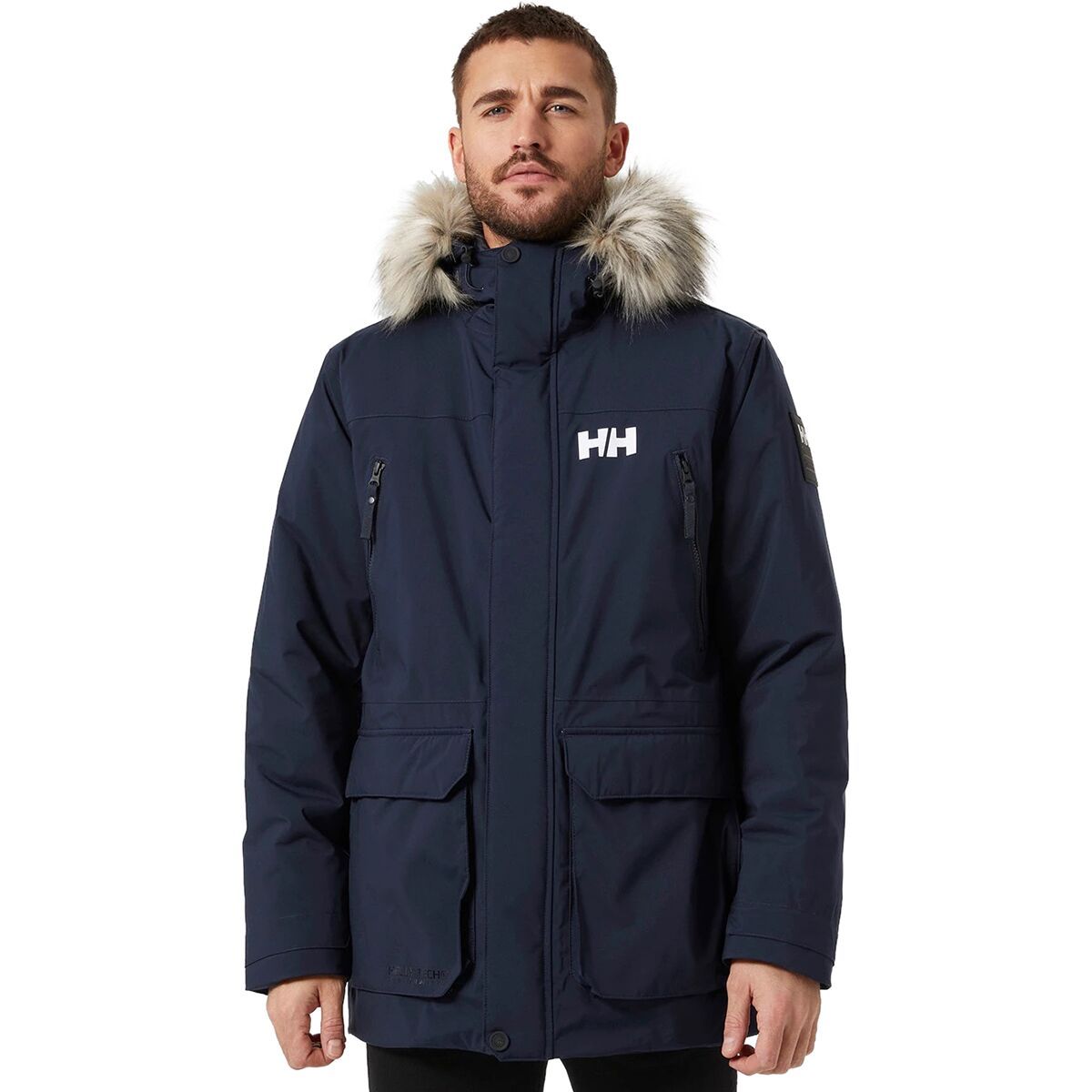 Image of Helly Hansen Reine Parka - Men's Navy, L