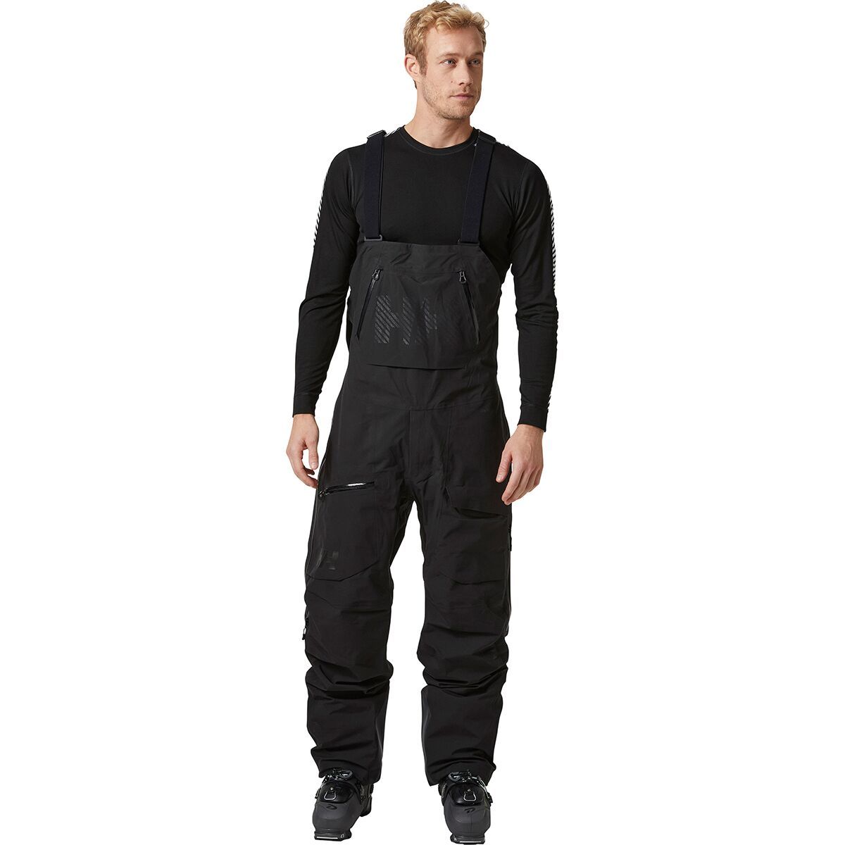 Helly Hansen Ridge Infinity Shell Bib Pant - Men's Black, L