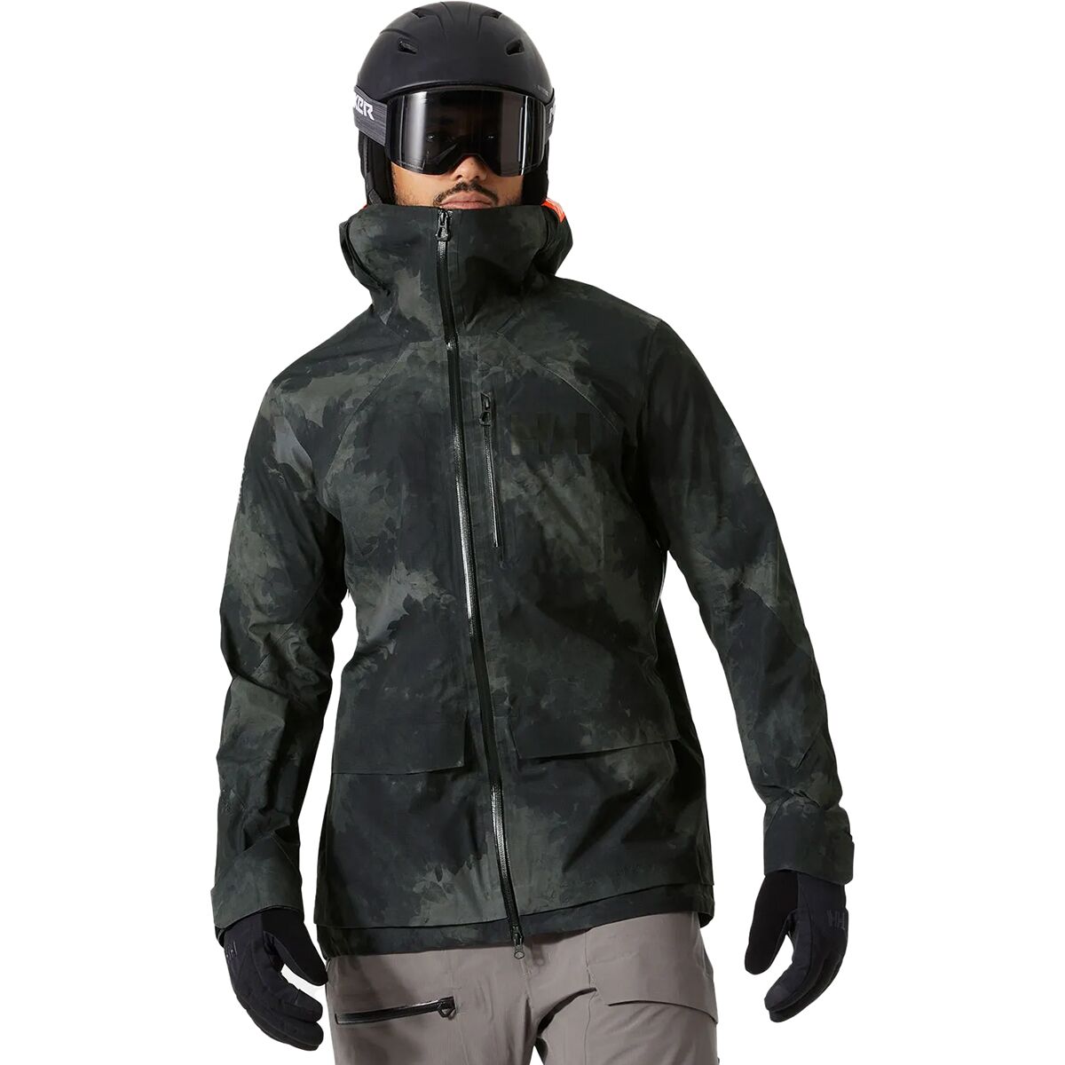 Image of Helly Hansen Ridge Infinity Shell Jacket - Men's Black Marble, S