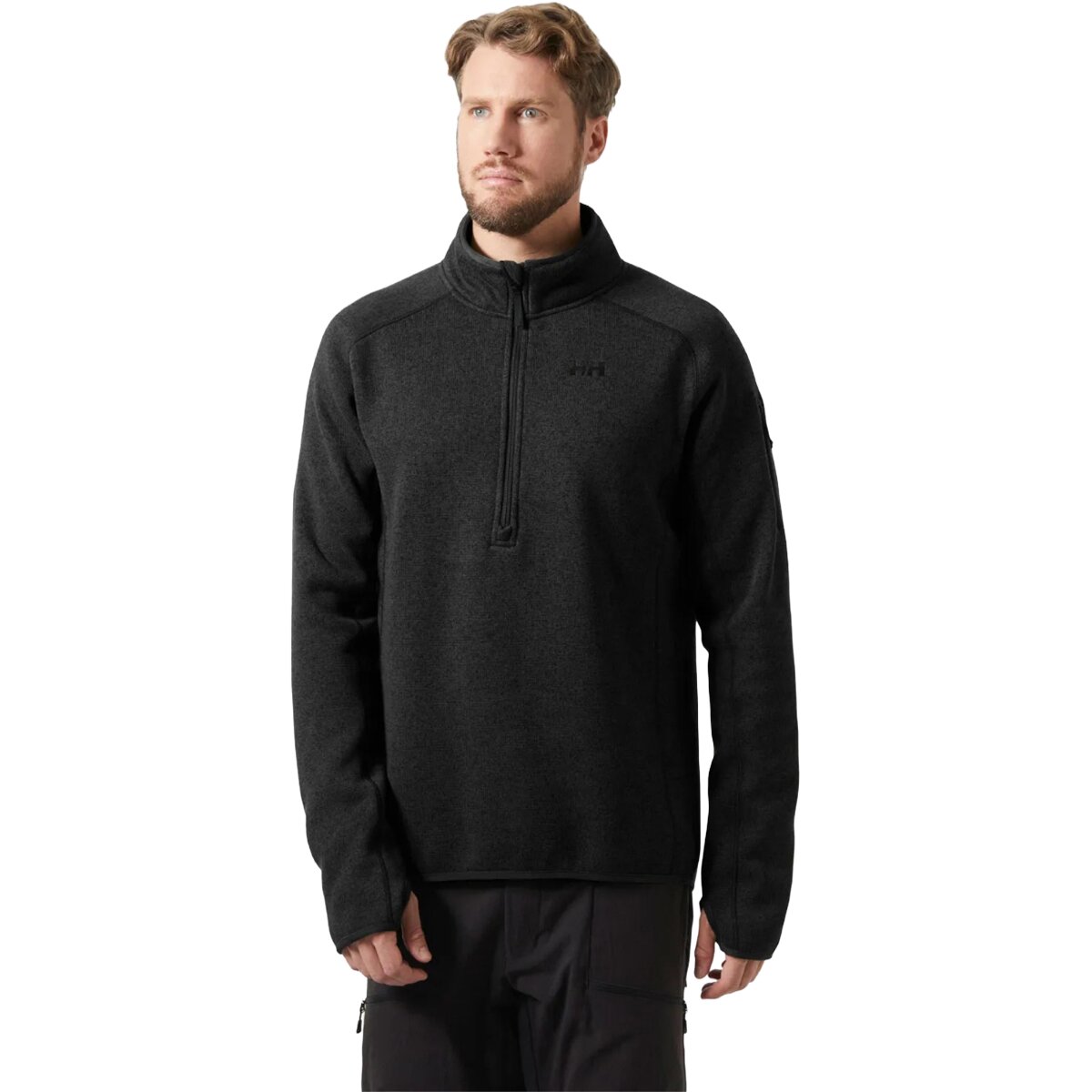 Image of Helly Hansen Varde 2.0 1/2-Zip Jacket - Men's Black, M