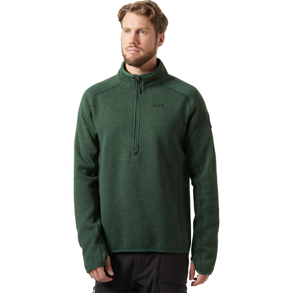 Image of Helly Hansen Varde 2.0 1/2-Zip Jacket - Men's Jungle Green, XL