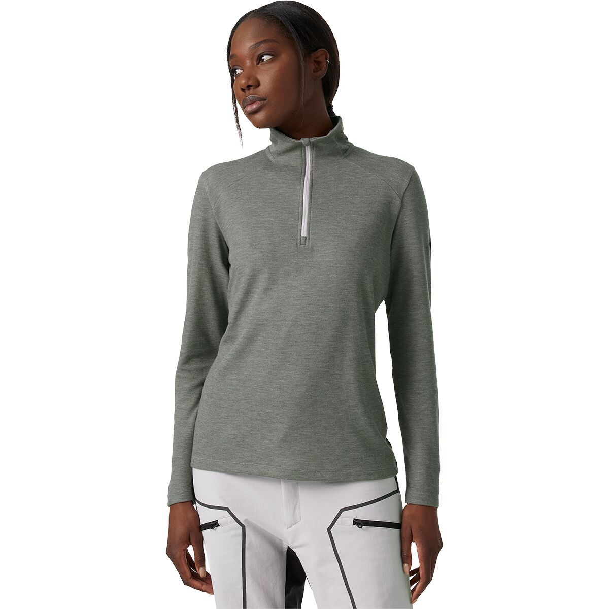 Helly Hansen Inshore Half-Zip Pullover Top - Women's Grey Melange, M