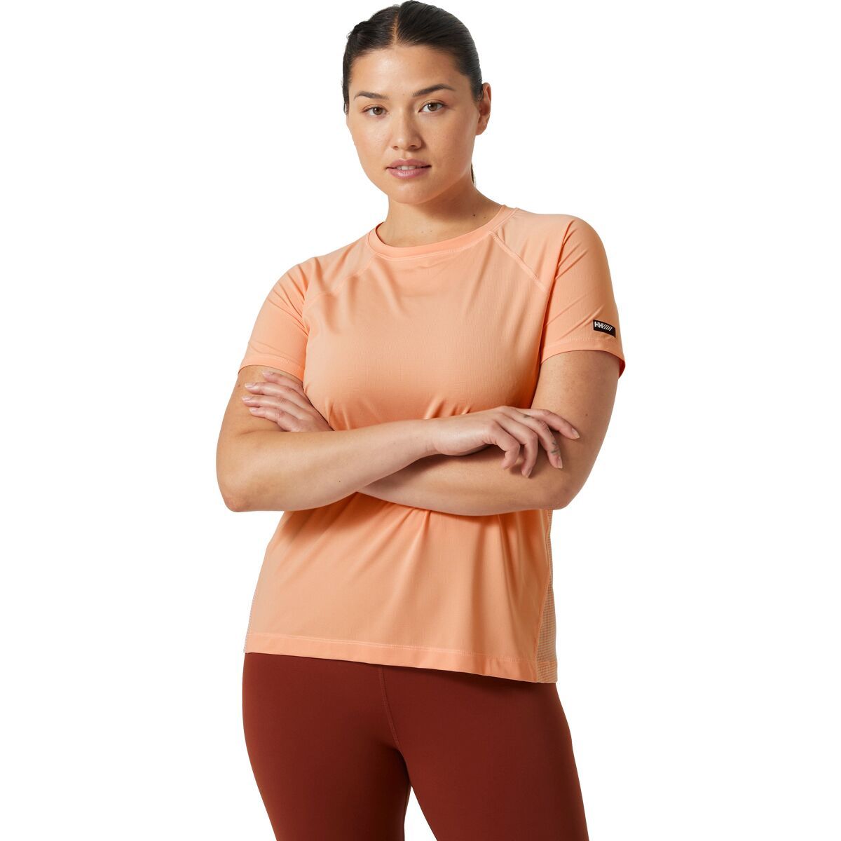 Image of Helly Hansen Tech Trail Short-Sleeve T-Shirt - Women's Rose Quartz, L