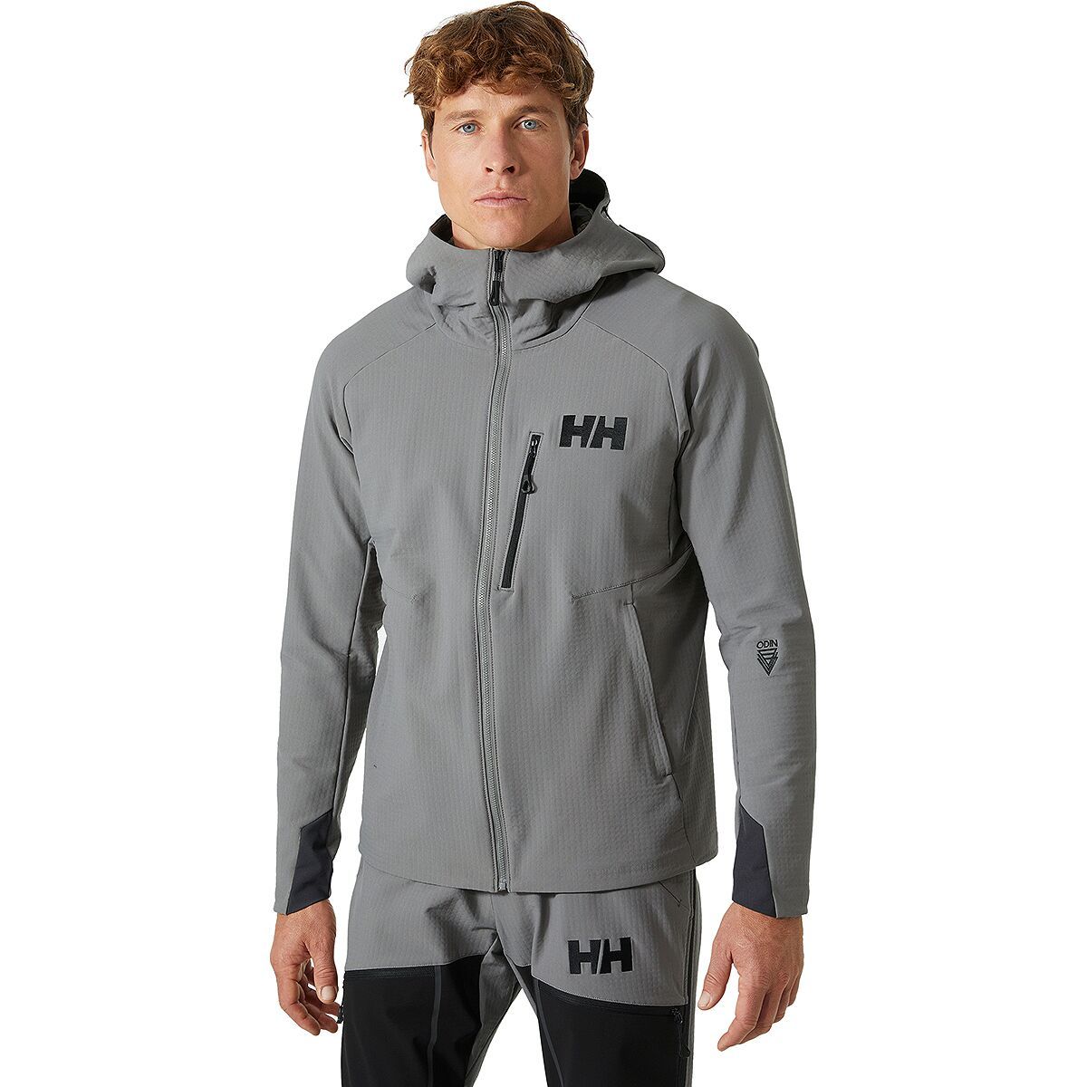 Helly Hansen Odin Pro Shield Fleece Jacket - Men's Concrete, S