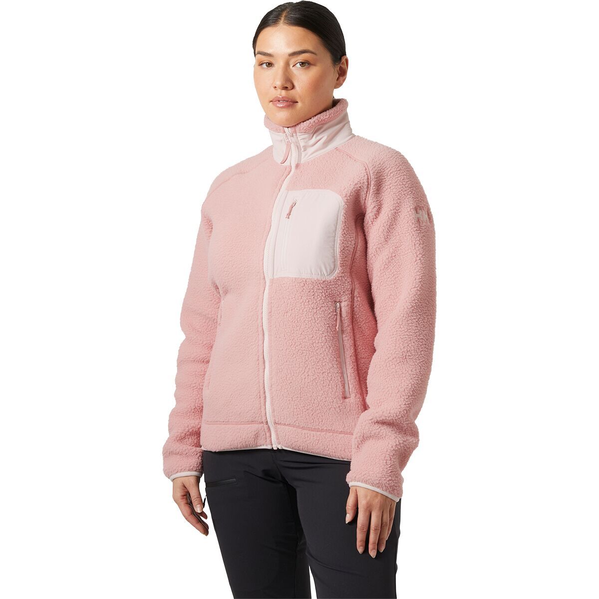 Image of Helly Hansen Imperial Pile Block Jacket - Women's Pink Salt, XS