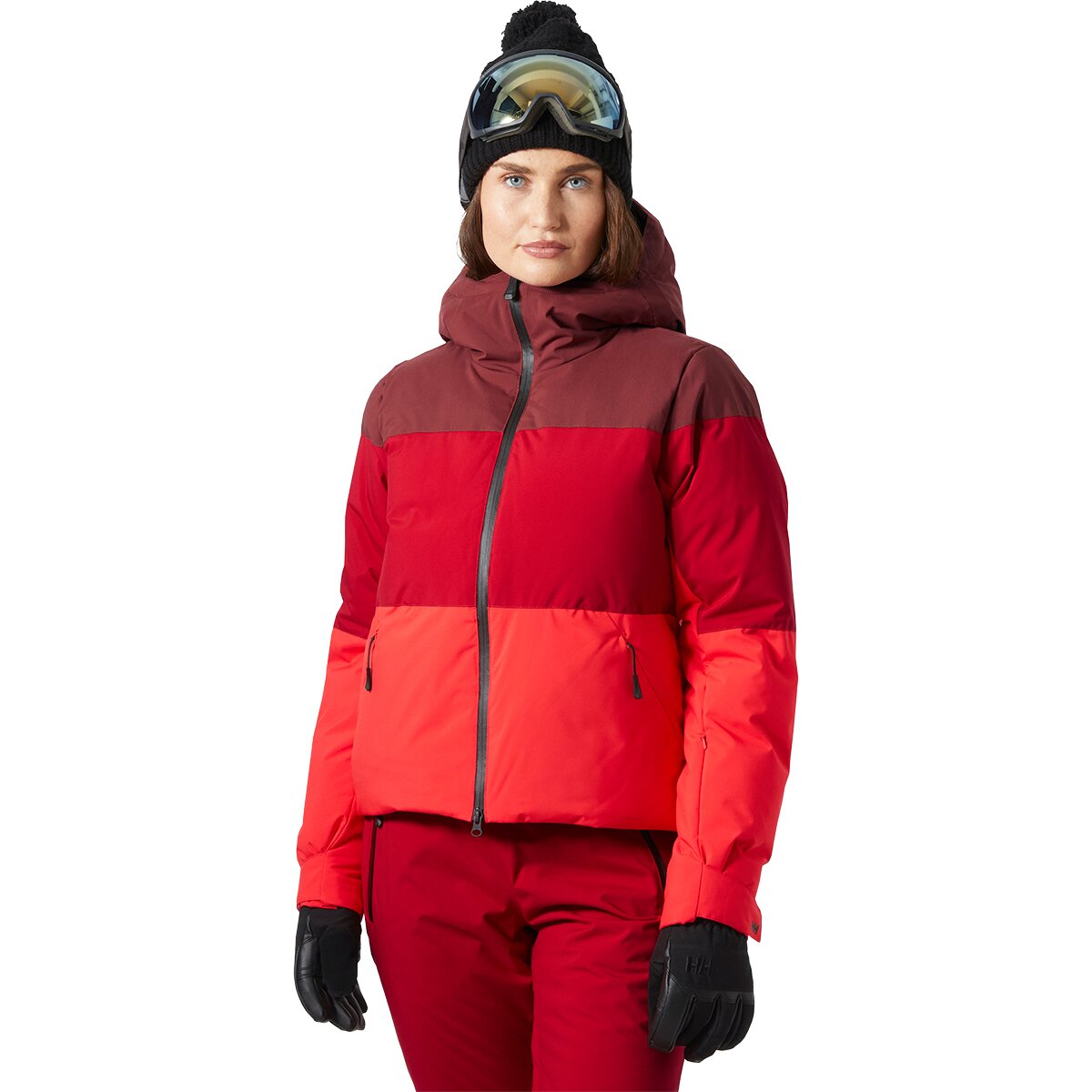 Image of Helly Hansen Nora Short Puffy Jacket - Women's Mars Red, S