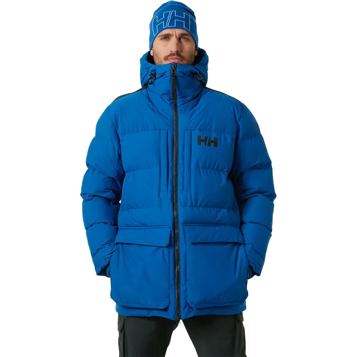 Image of Helly Hansen Patrol Parka - Men's Deep Fjord, L