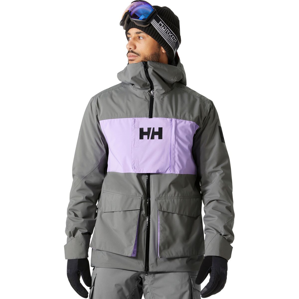 Helly Hansen Ullr D Insulated Jacket - Men's Concrete, XXS