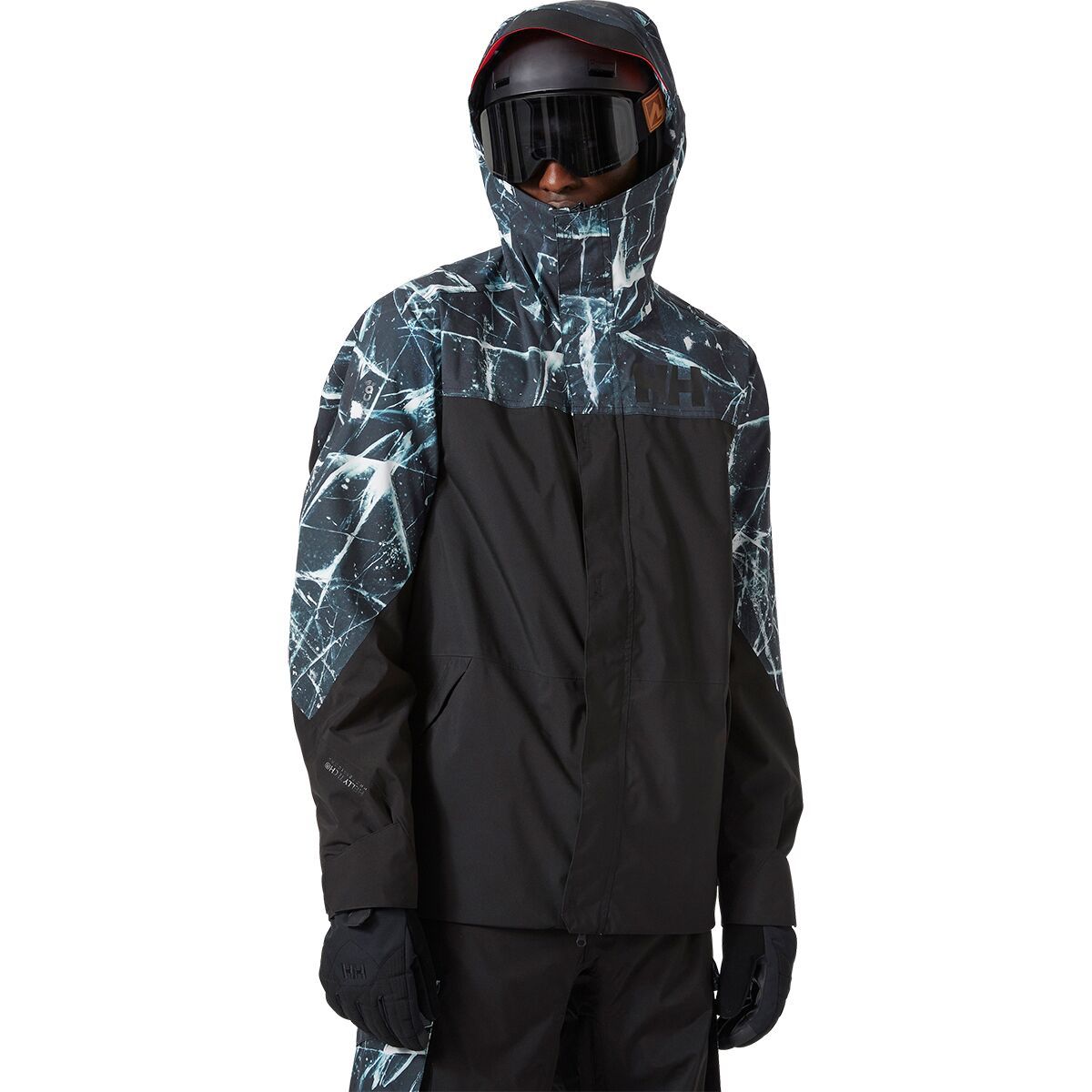 Helly Hansen Ullr D Shell Jacket - Men's Black Ice, XS