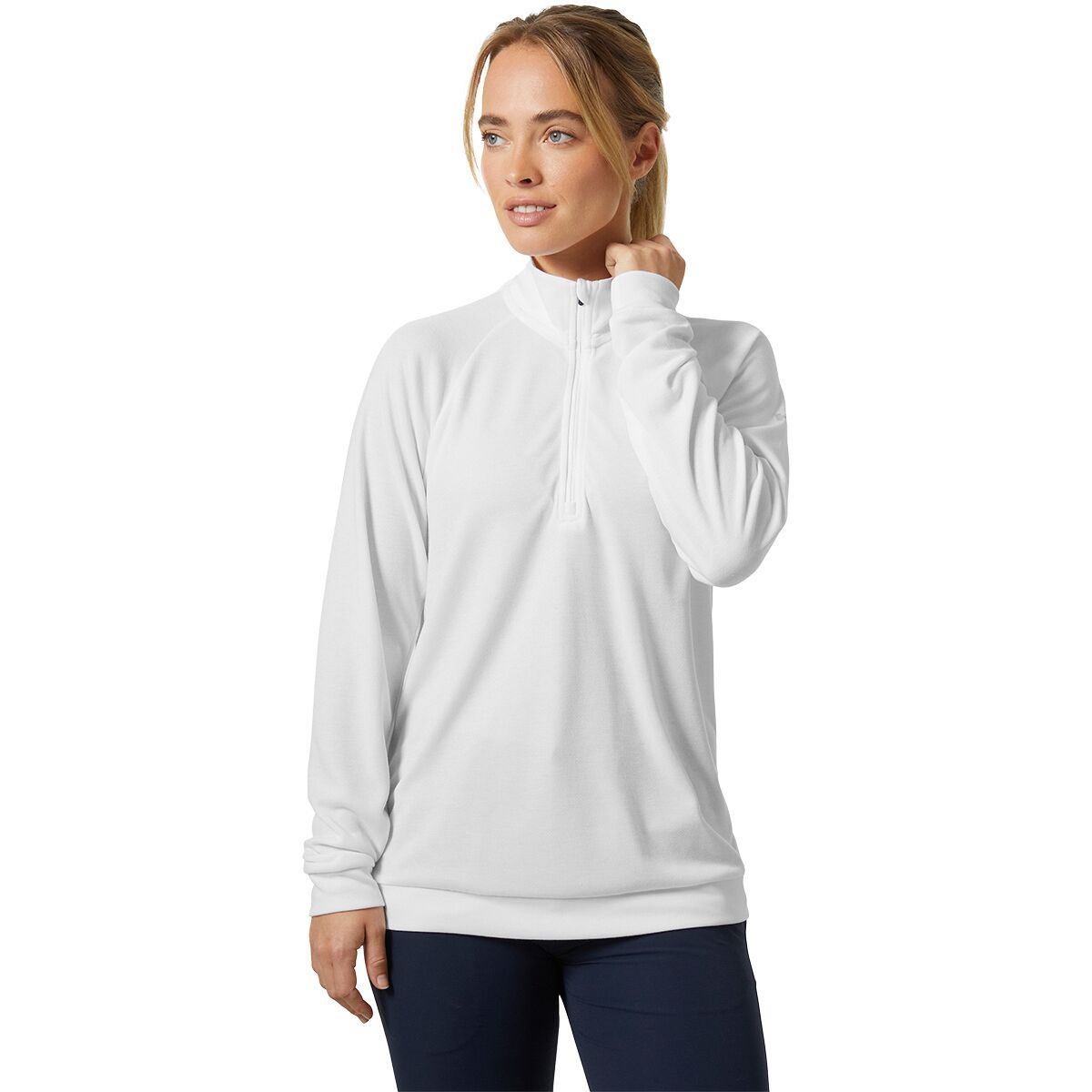 Image of Helly Hansen Inshore Half-Zip Pullover - Women's White, XL