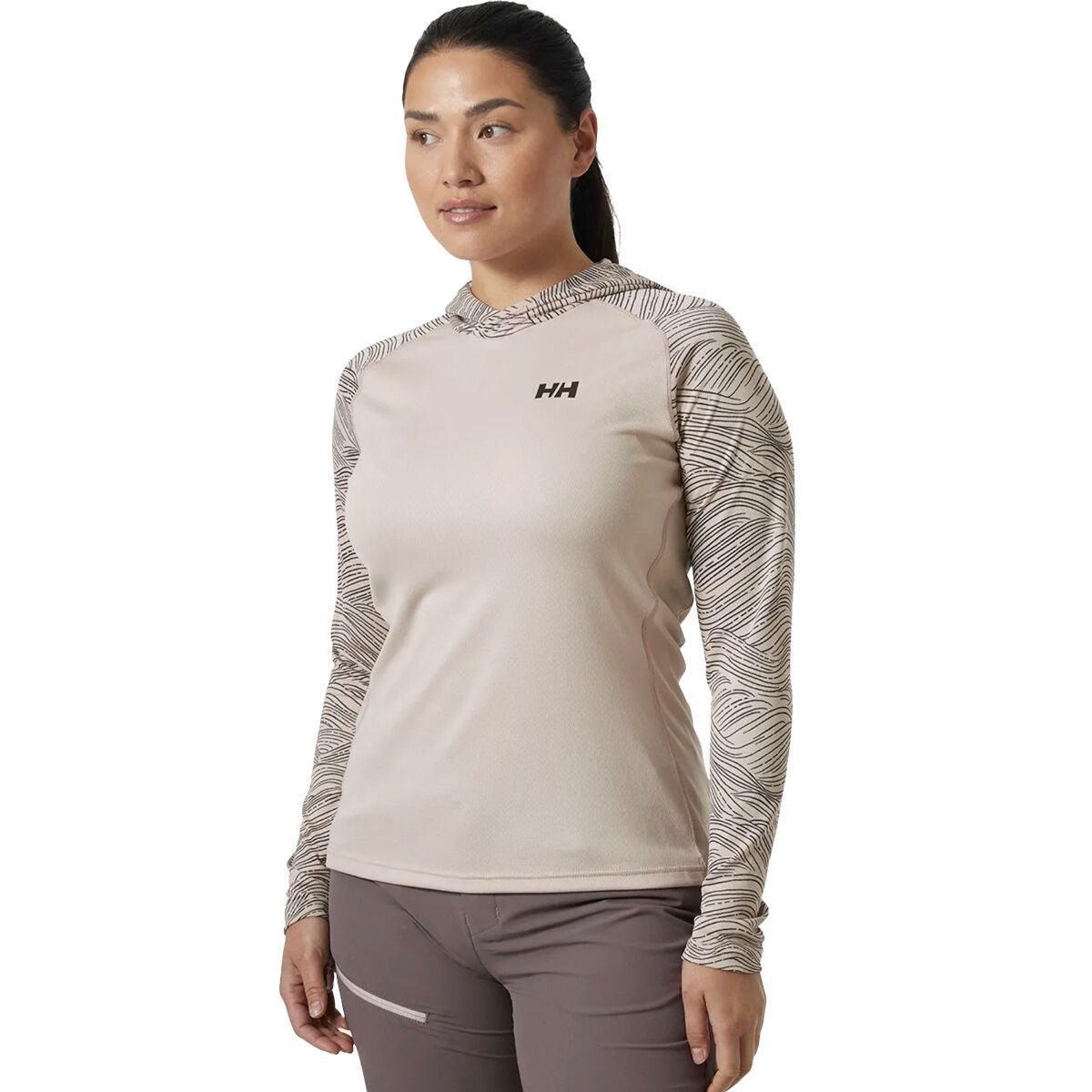 Helly Hansen Lifa Active Solen GR Hoodie - Women's Pink Cloud Wave, L