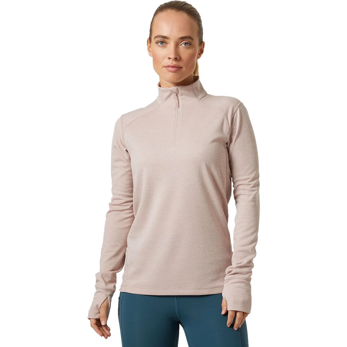 Helly Hansen Lifa Tech Lite Half-Zip Pullover - Women's Pink Cloud, L