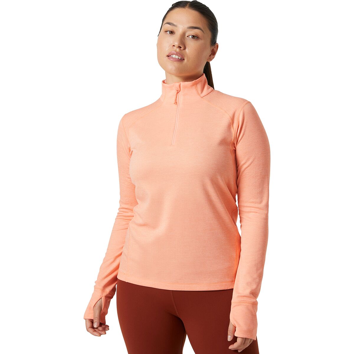 Image of Helly Hansen Lifa Tech Lite Half-Zip Pullover - Women's Rose Quartz, XS