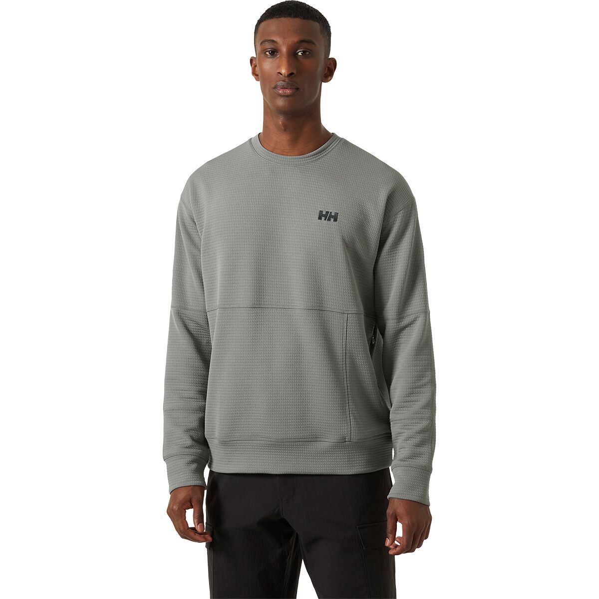 Image of Helly Hansen Evolved Air Crewneck - Men's Concrete, XXL