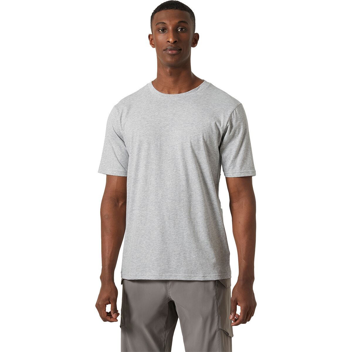 Image of Helly Hansen HH Tech Logo T-Shirt - Men's Grey Melange2, S