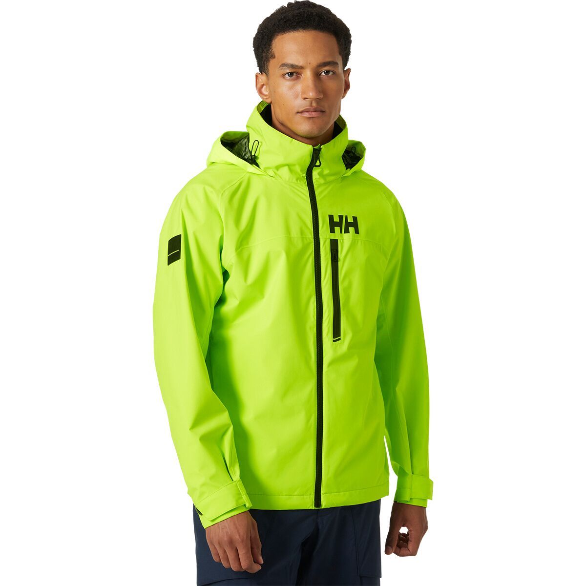Helly Hansen HP Racing Hooded Jacket - Men's Azid Lime, L