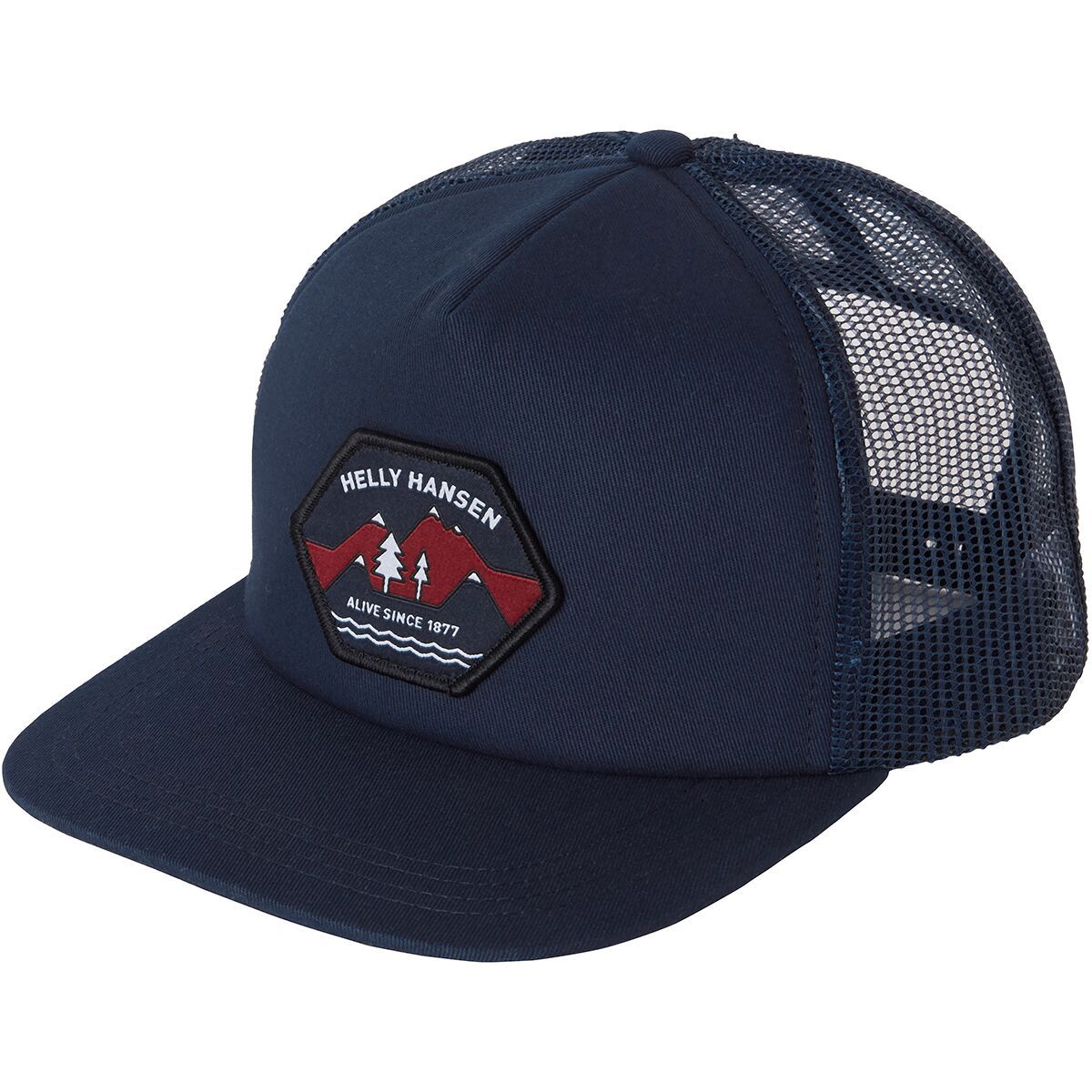 Image of Helly Hansen Flatbrim Trucker Cap Navy, One Size