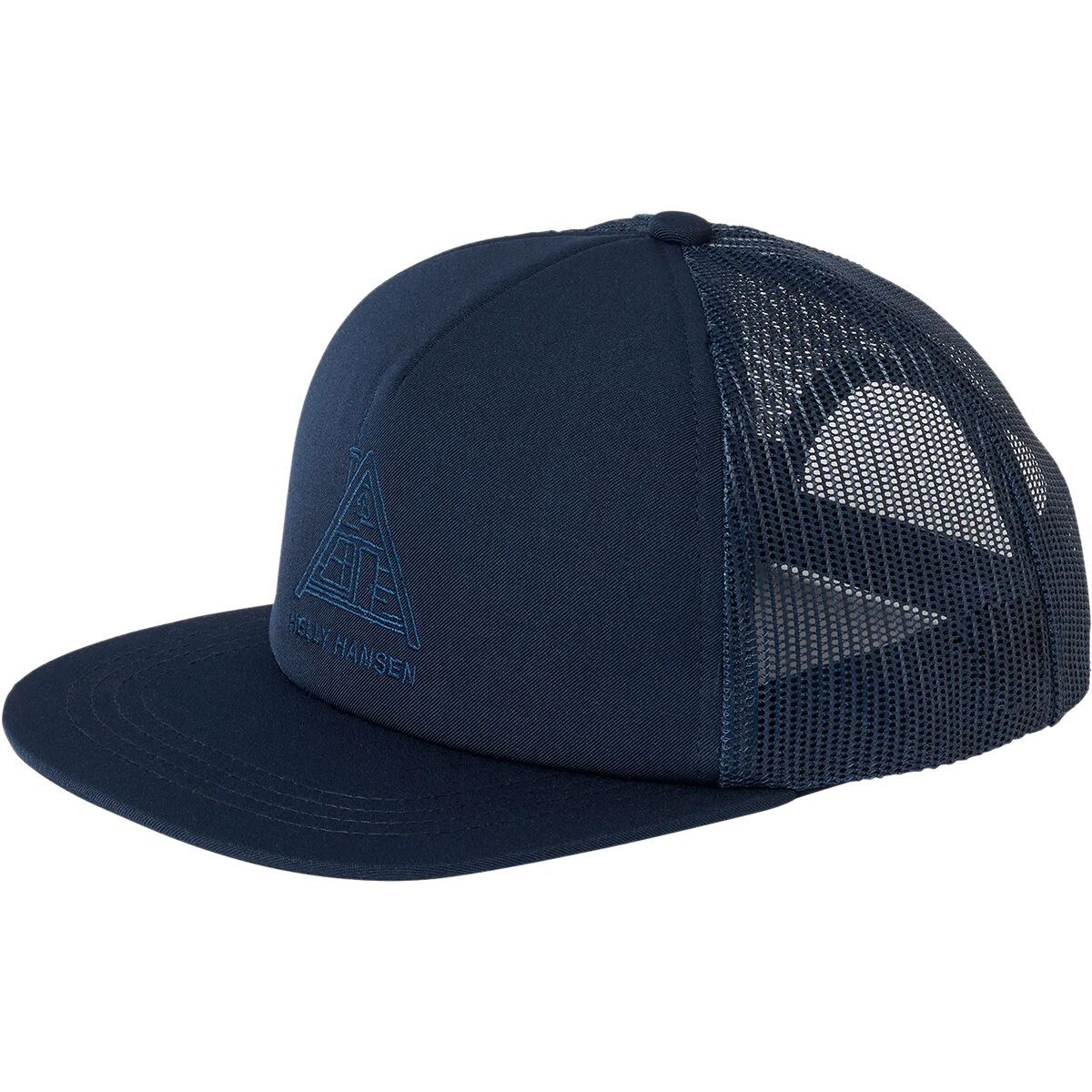 Image of Helly Hansen Flatbrim Trucker Cap Navy/Navy, One Size