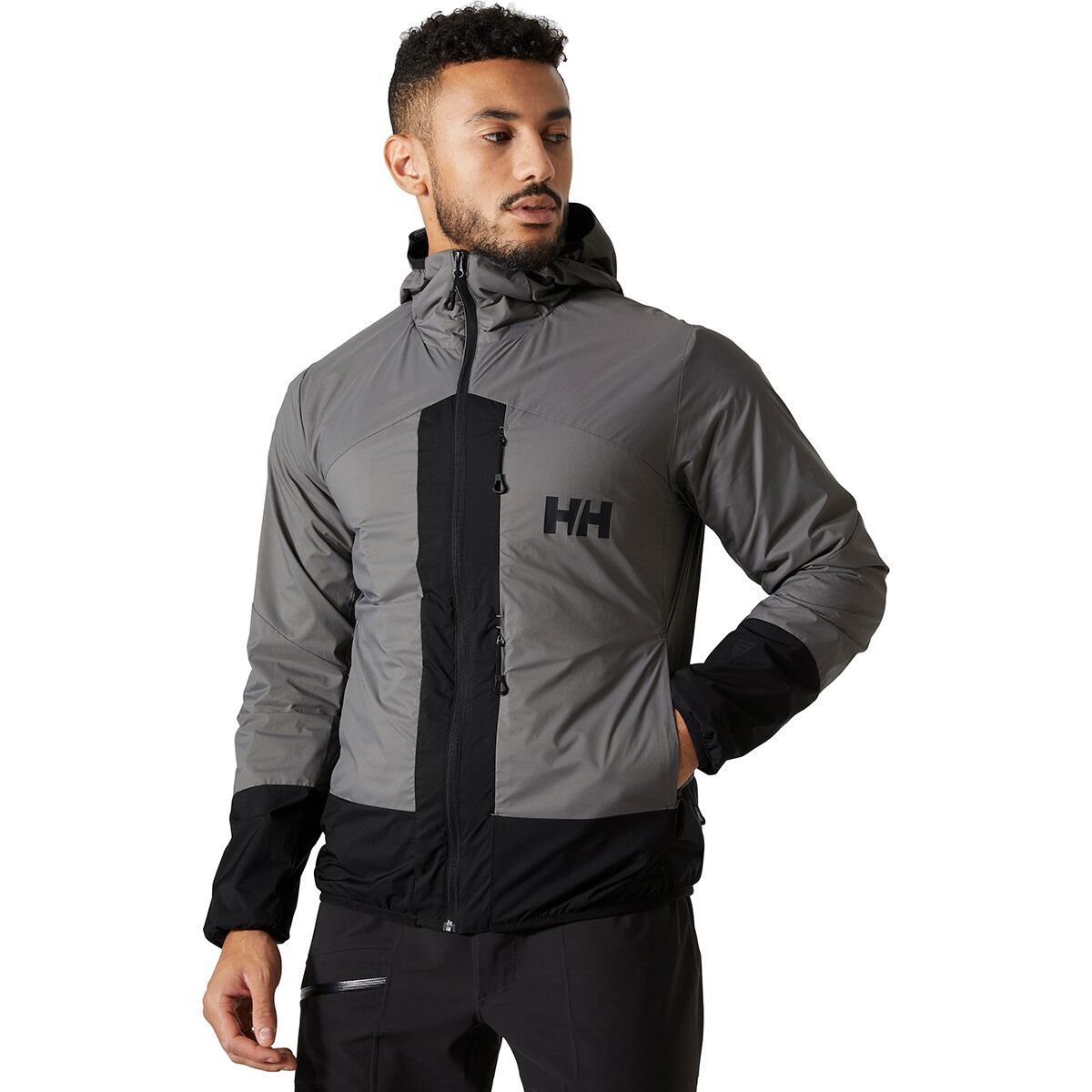 Helly Hansen Odin Bc LT Insulator Hooded Jacket - Men's Concrete, S