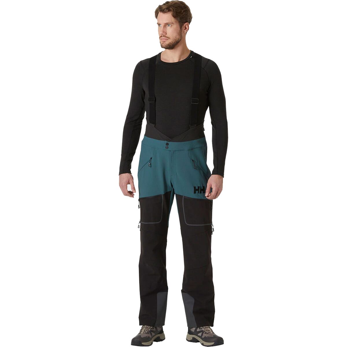 Image of Helly Hansen Odin Bc Softshell Bib Pant - Men's Dark Creek, L