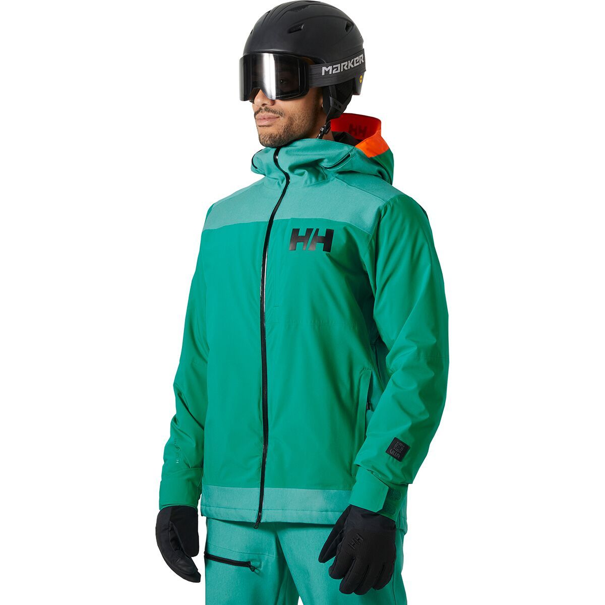 Image of Helly Hansen Powdreamer 2.0 Jacket - Men's Signal Green Denim, L
