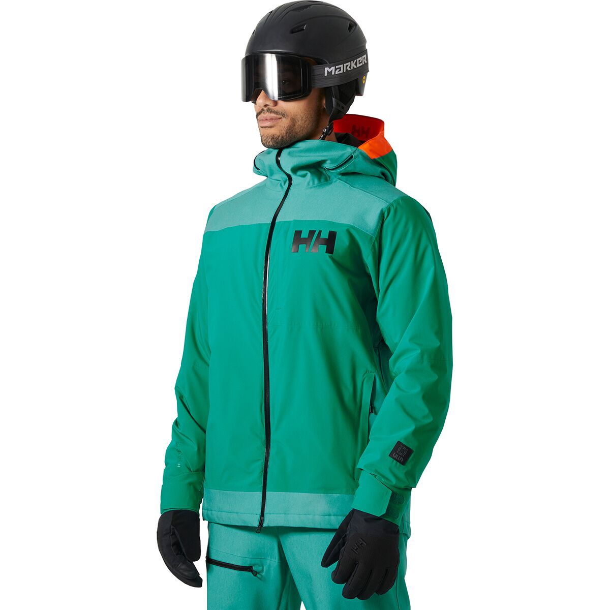 Image of Helly Hansen Powdreamer 2.0 Jacket - Men's Signal Green Denim, L