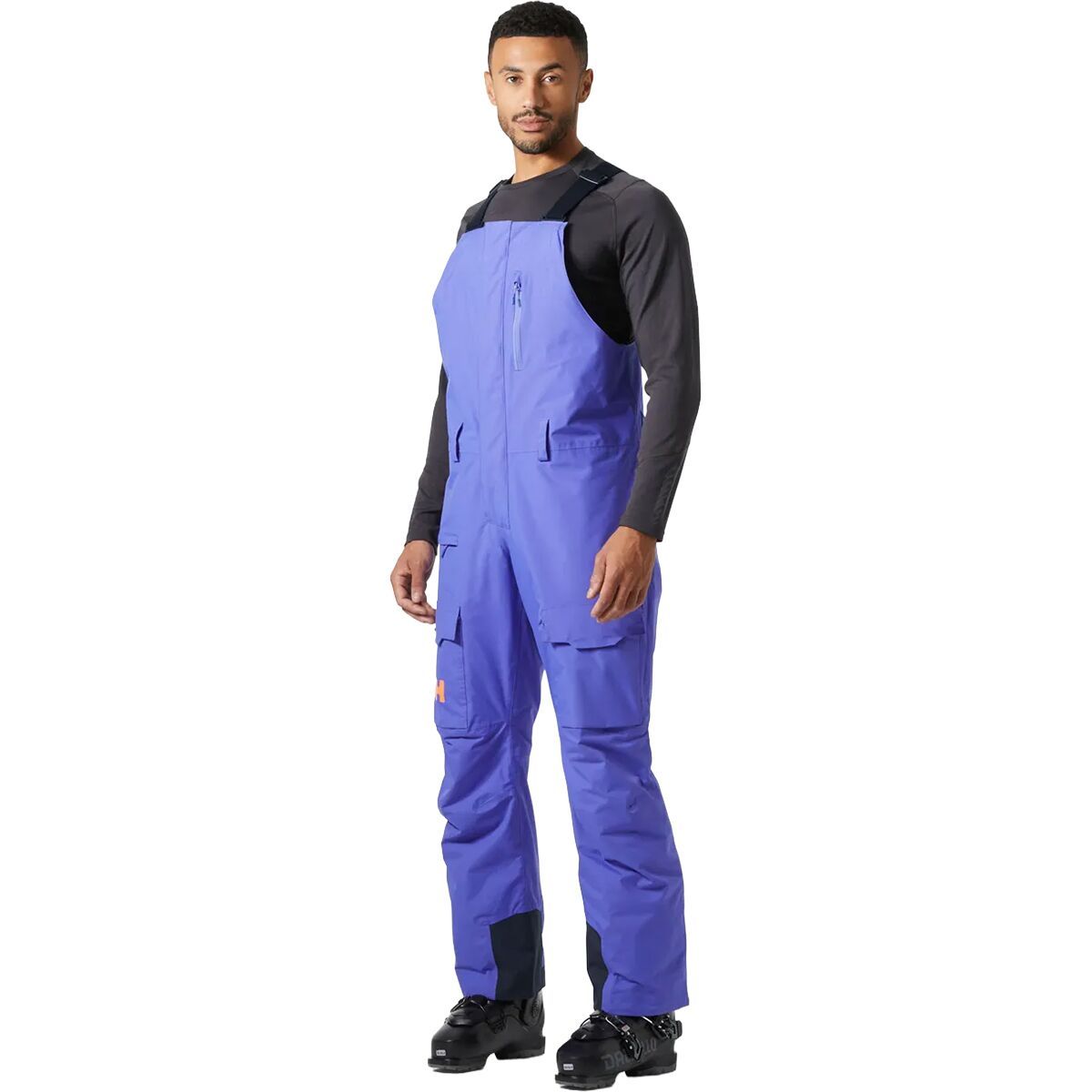Image of Helly Hansen Sogn Bib Cargo Pant - Men's Ultra Violet, M