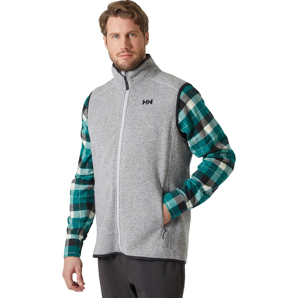 Image of Helly Hansen Varde Fleece Vest 2.0 - Men's Grey Fog, S