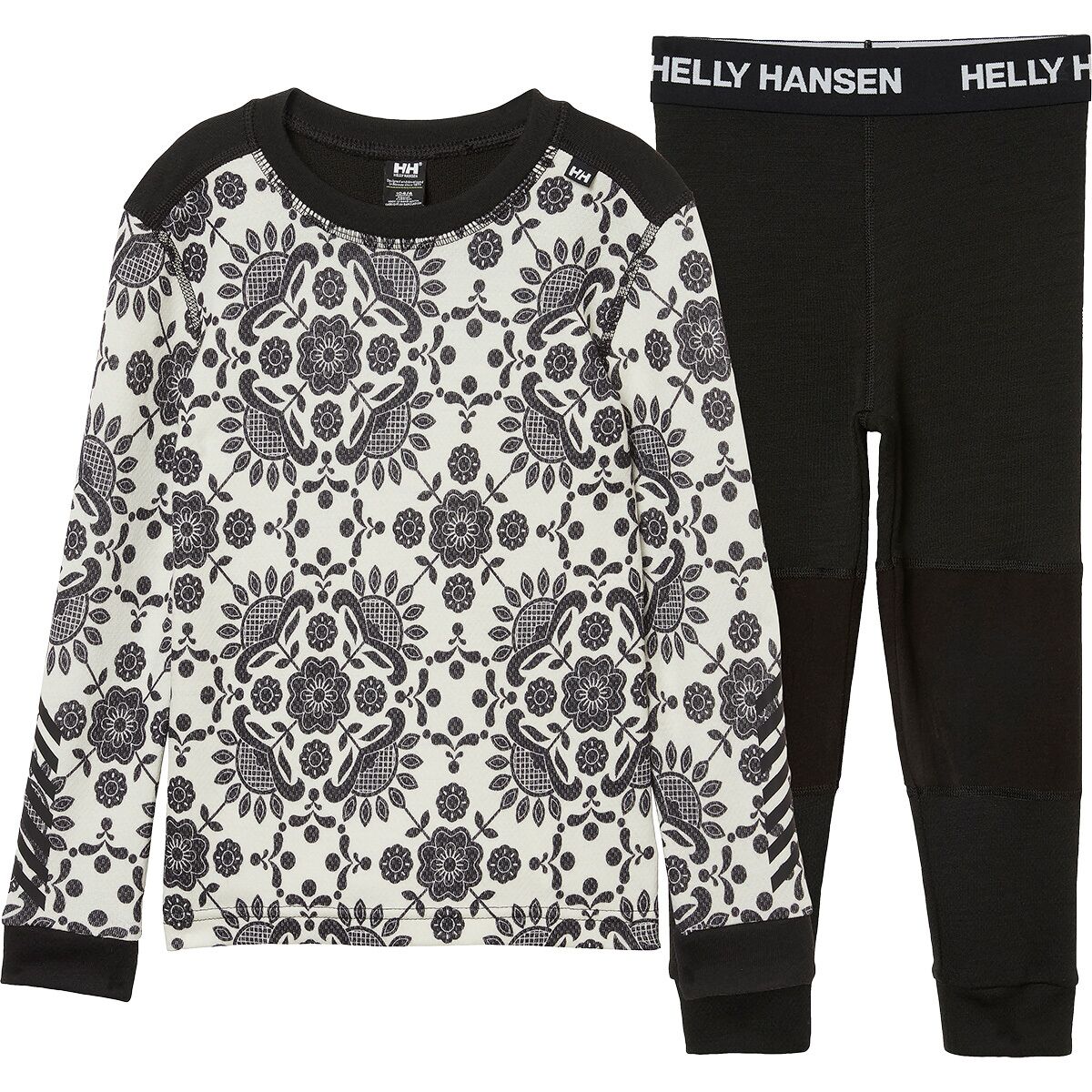 Image of Helly Hansen Graphic Lifa Merino Set - Toddlers' Black, 3