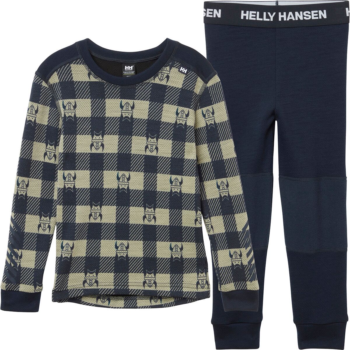 Image of Helly Hansen Graphic Lifa Merino Set - Toddlers' Navy AOP2, 5