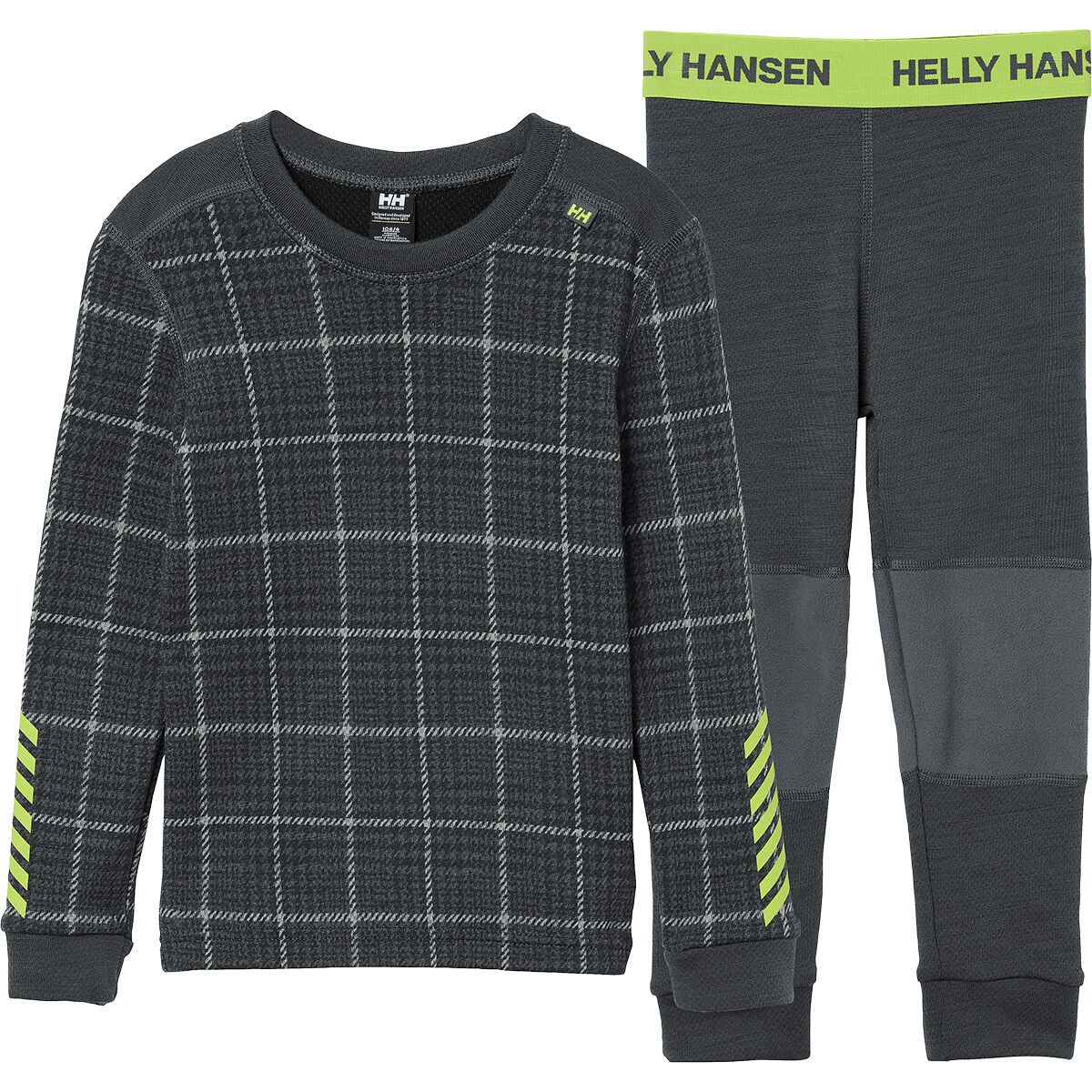Image of Helly Hansen Graphic Lifa Merino Set - Toddlers' Thunder Grey, 5