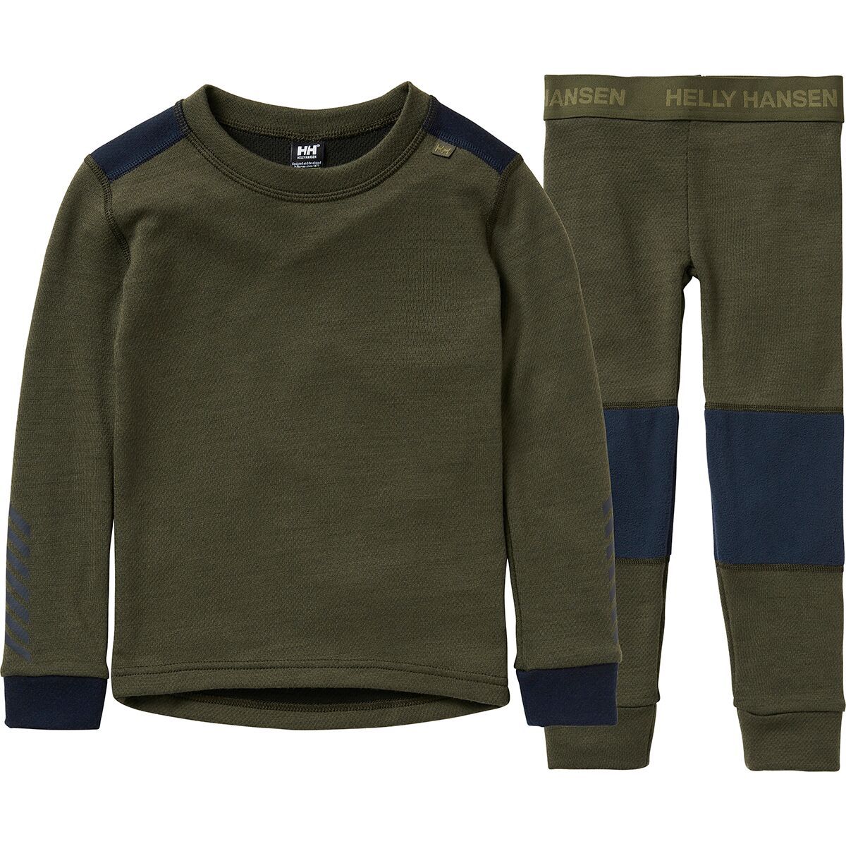 Helly Hansen Lifa Merino Set - Toddlers' Utility Green, 1