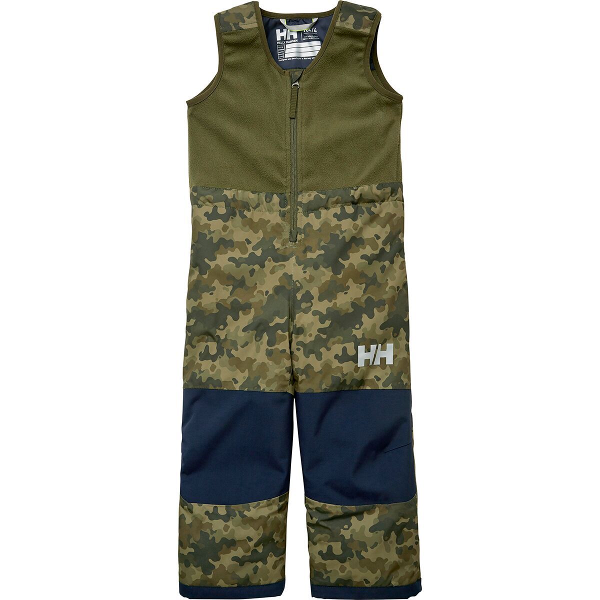 Helly Hansen Vertical Insulated Bib Pant - Toddlers' Utility Green Aop, 8