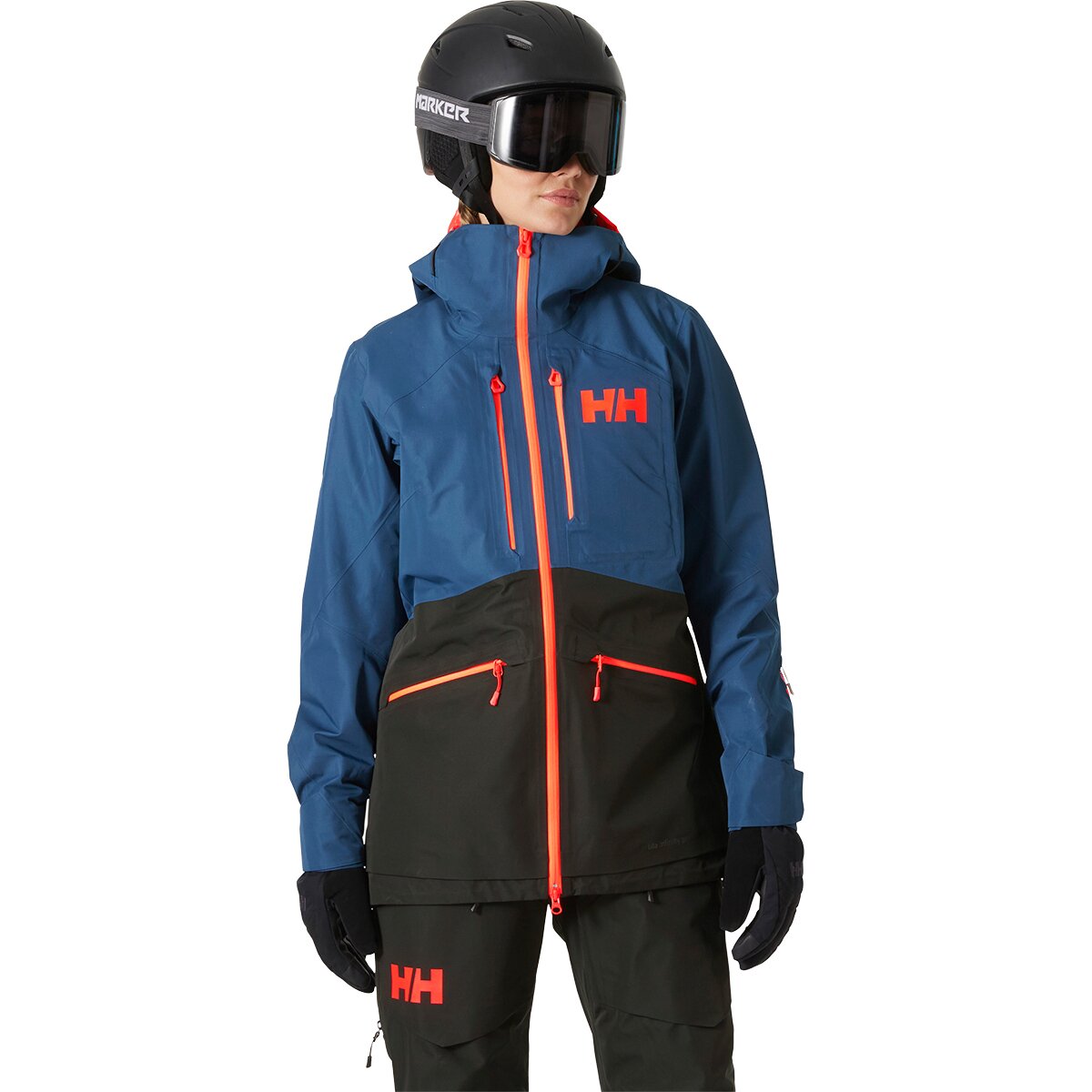 Image of Helly Hansen Elevation Infinity 3.0 Jacket - Women's Deep Fjord Color Block, S