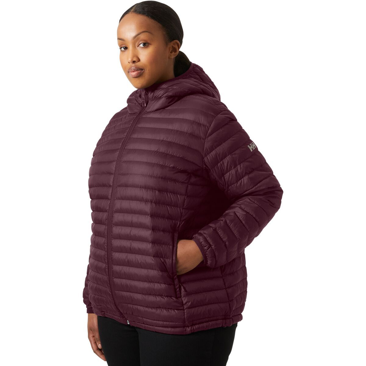 Image of Helly Hansen Sirdal Hooded Insulated Plus Jacket - Women's Hickory, 2X
