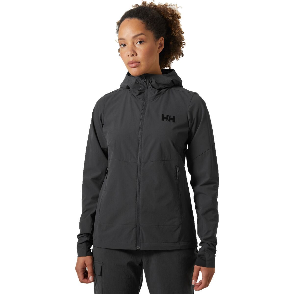 Image of Helly Hansen Blaze Softshell Hooded Jacket - Women's Ebony, M