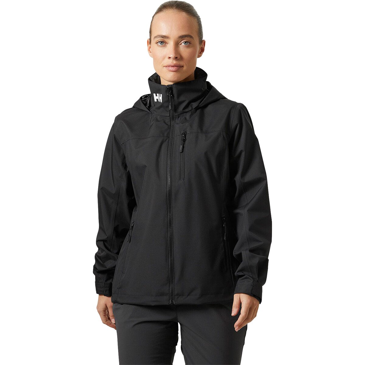 Image of Helly Hansen Crew Hooded 2.0 Jacket - Women's Black, XL