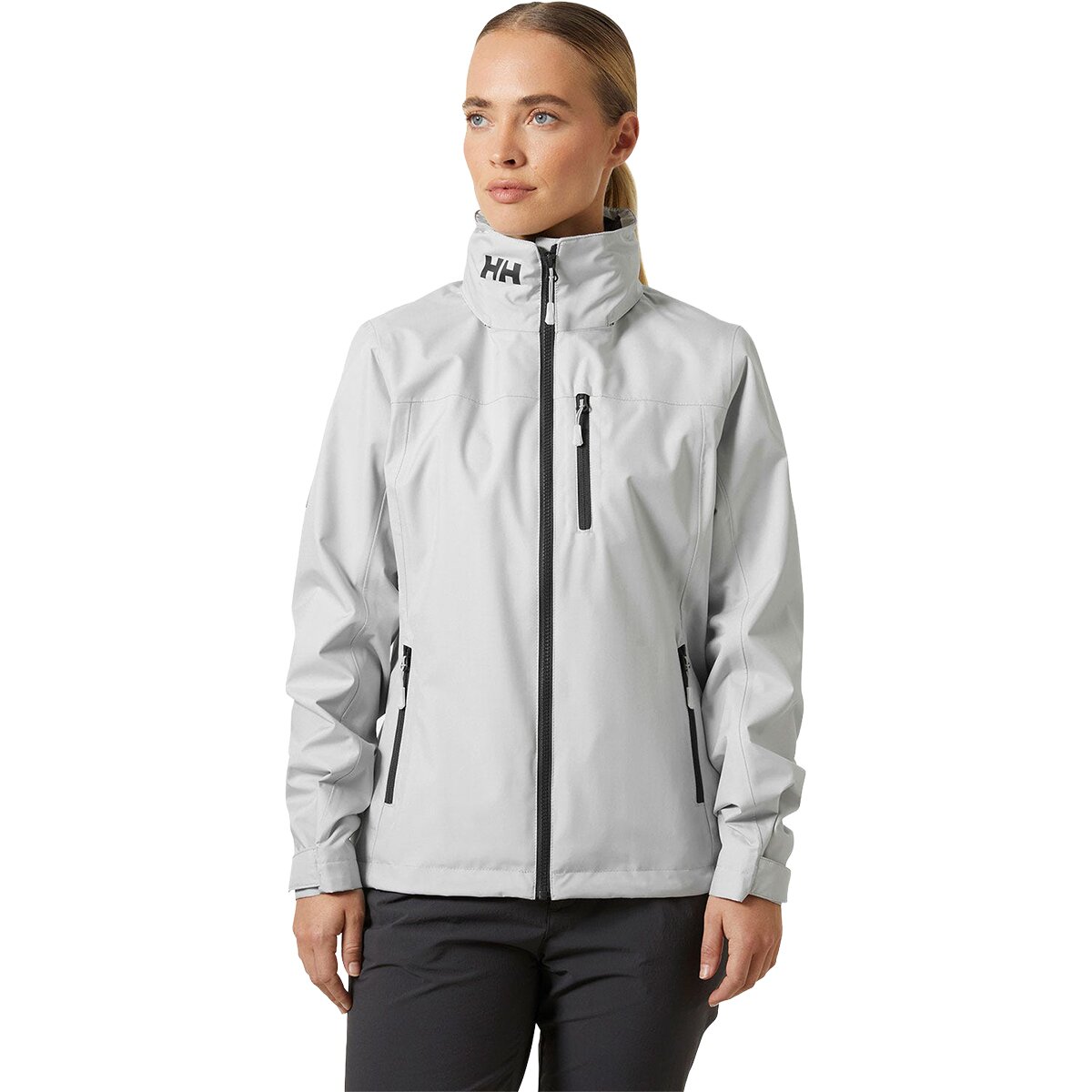Helly Hansen Helly Hansen Crew Hooded 2.0 Jacket - Women's Grey Fog, XS