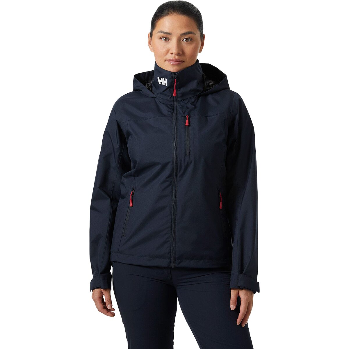 Image of Helly Hansen Crew Hooded 2.0 Jacket - Women's Navy, XL
