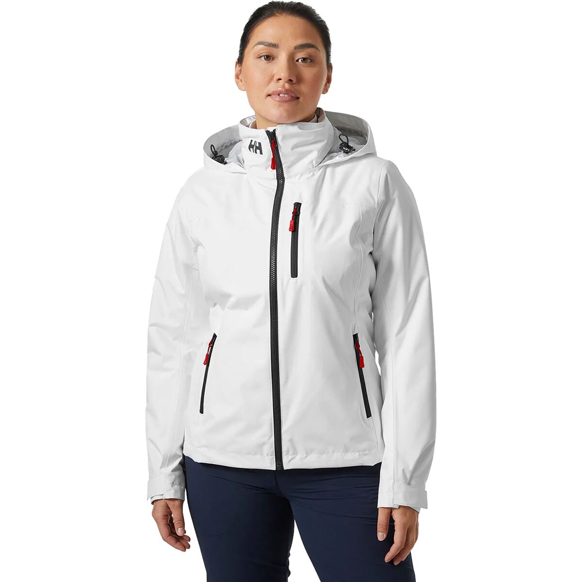 Image of Helly Hansen 2.0 Crew Hooded Midlayer Jacket - Women's White, S