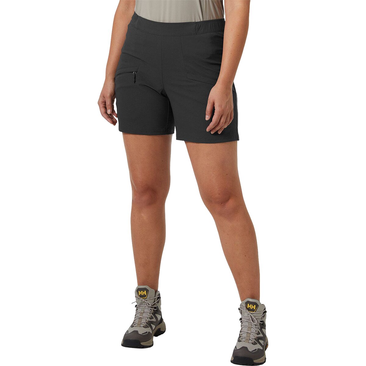Image of Helly Hansen Elv Light Tur Short - Women's Ebony, S