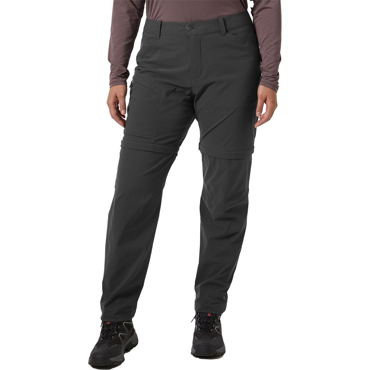 Image of Helly Hansen Elv Light Zip Off Pant - Women's Ebony, S