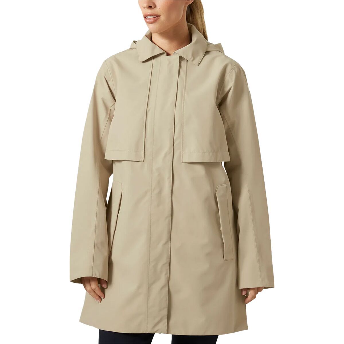 Helly Hansen Lilja Rain Coat - Women's Khaki/Sand, S