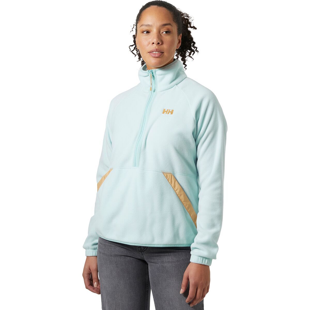 Image of Helly Hansen Rig Fleece 1/2-Zip Pullover - Women's Barely Blue, M