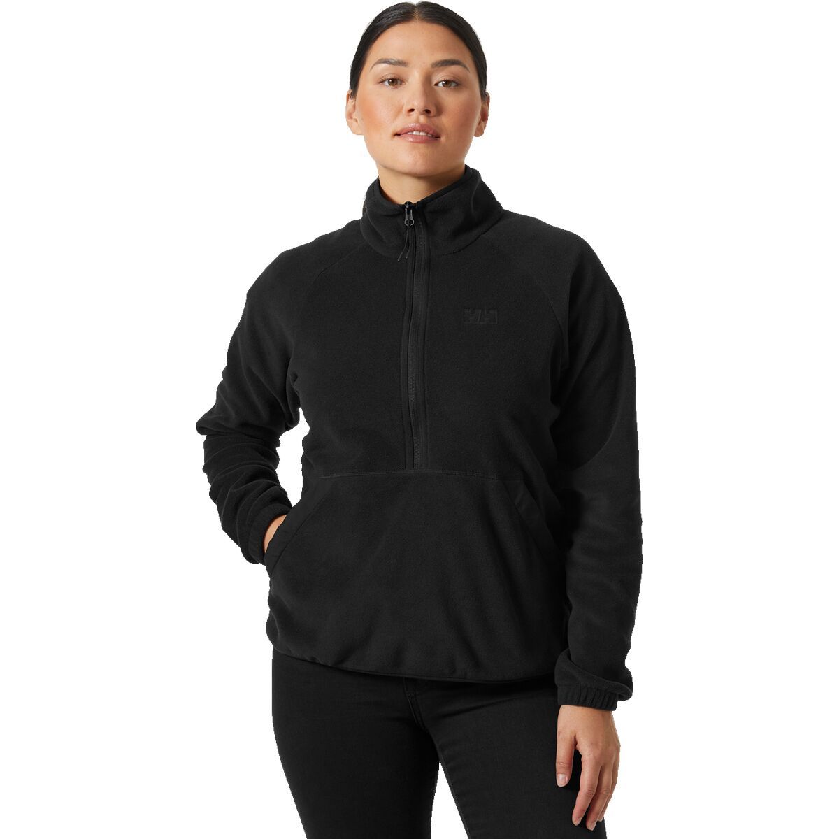 Image of Helly Hansen Rig Fleece 1/2-Zip Pullover - Women's Black, M