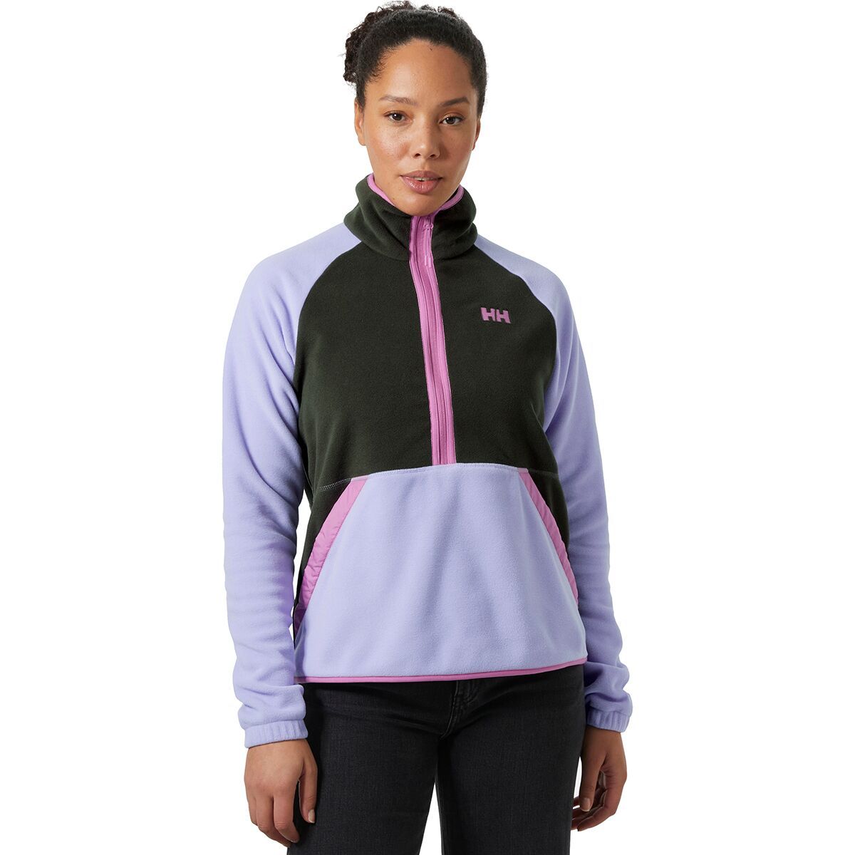 Image of Helly Hansen Rig Fleece 1/2-Zip Pullover - Women's Bright Lavender, XS