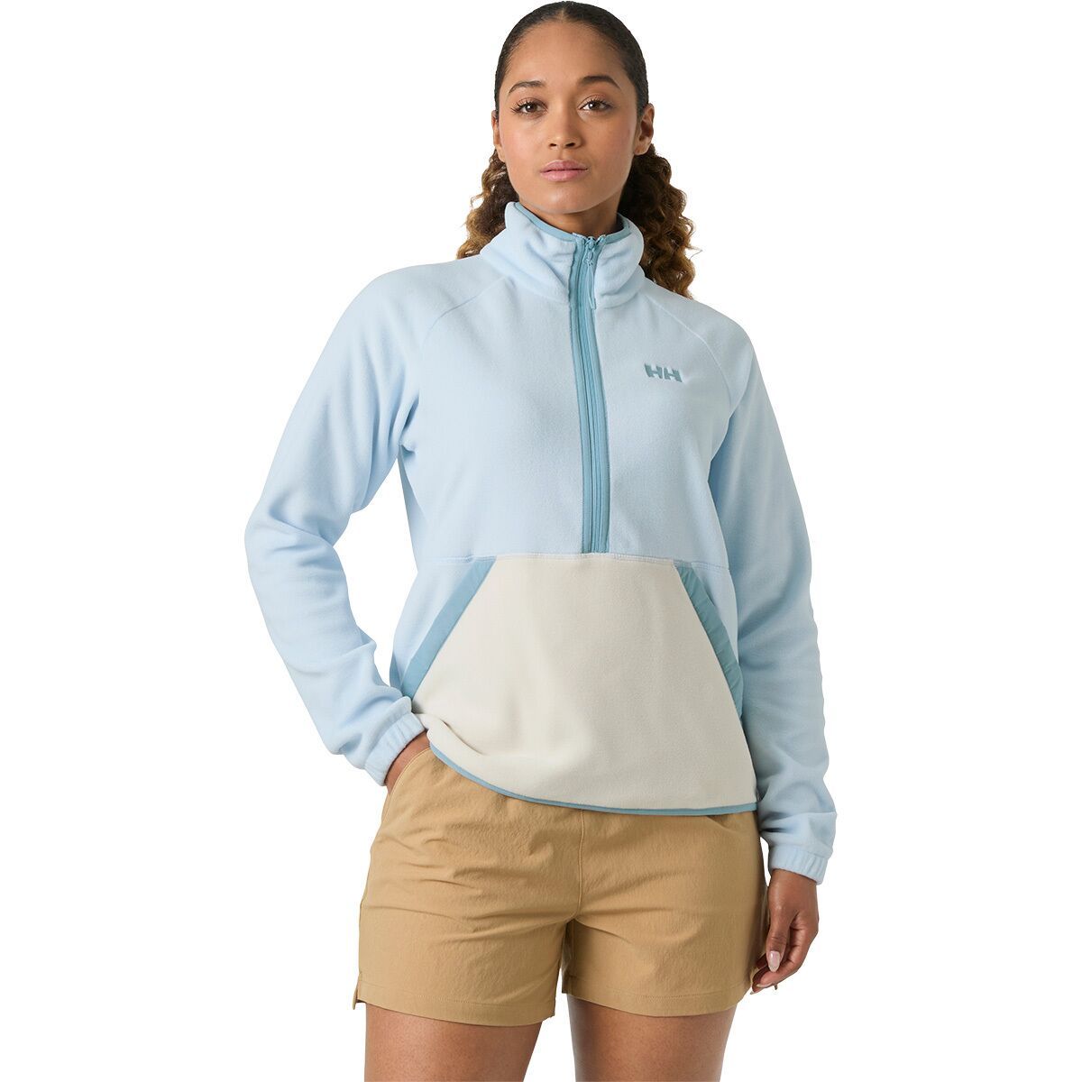 Image of Helly Hansen Rig Fleece 1/2-Zip Pullover - Women's Pinnacle Blue, XS